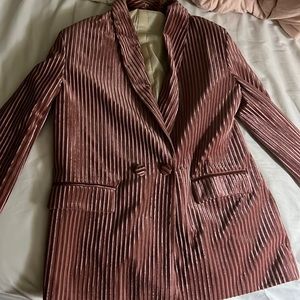 Mauve Velvet blazer
